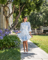PICNIC DATE SKIRT SET- BLUE