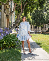 PICNIC DATE SKIRT SET- BLUE