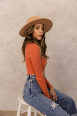 PATAGONIA TOP- RUST
