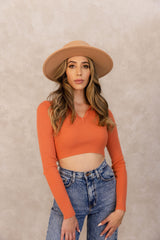 PATAGONIA TOP- RUST