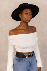 DAMSAL TOP- OFF WHITE