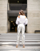 DOUBLE DOSE TOP- WHITE/WHITE