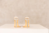 Our Clock Strikes 12 heels weren't exactly made for a fairytale. However this chic and modern clear heel would fit perfectly into your favorite princesses closet!
