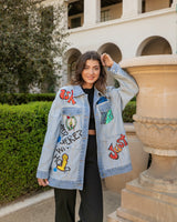 TEAM MONDAY DENIM JACKET- MEDIUM WASH